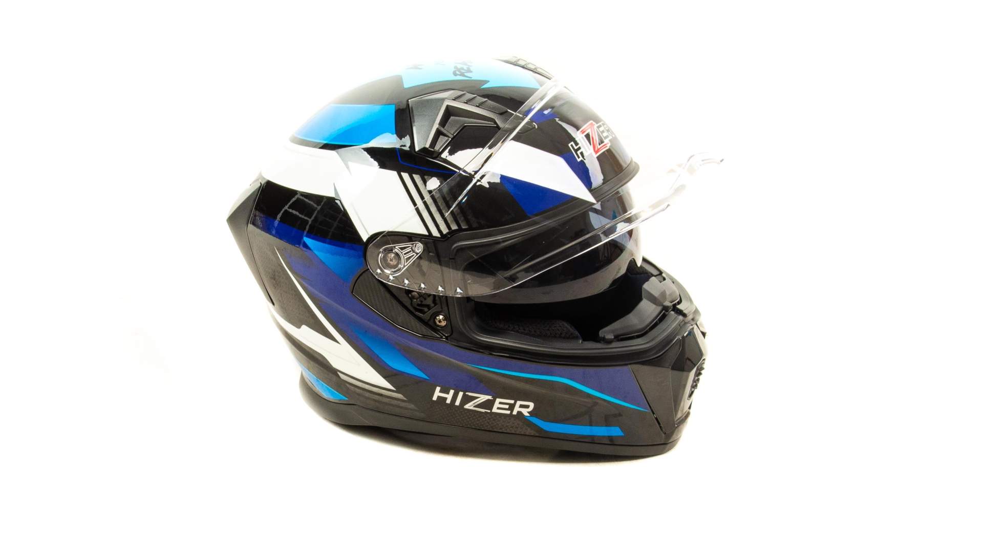 Шлем мото интеграл HIZER J5320 #1 (L) black/blue (2 визора) - купить в  интернет-магазине Bike4You