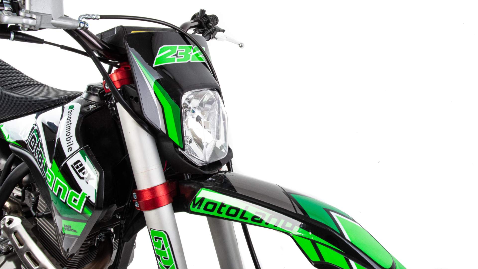 Мотоцикл Кросс Motoland XT300 HS (175FMM) (BB-300cc) зеленый РАСПРОДАЖА 