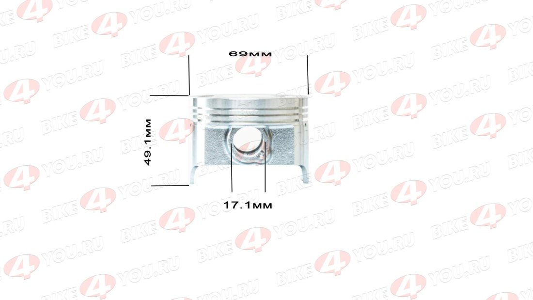 Поршень в сборе d=69mm 169FMM (CB250)
